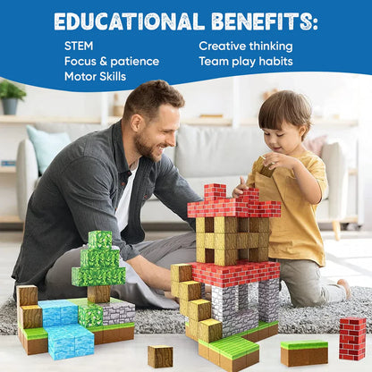 Venta™ STEM Learning Magnetic Building Blocks